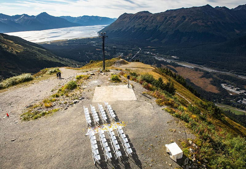 Alyeska Resort-Venue-Ceremony-Mountain View